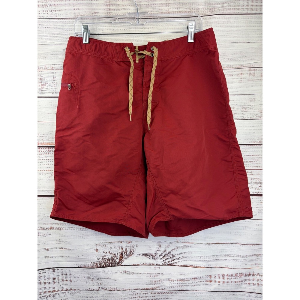 Patagonia Wavefarer Boardshorts Lace Up Swim Trunks shorts Size 34 Zipper Pocket